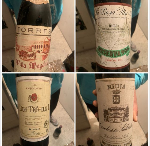 Lote Vinos Coleccionables - No Consumo