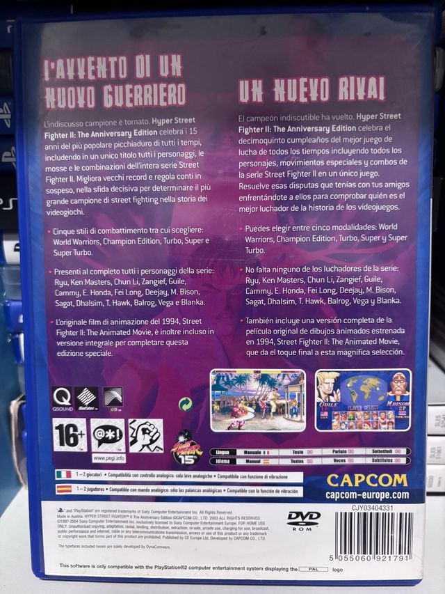 Street Fighter II Hyper: Anniversary Edition PS2