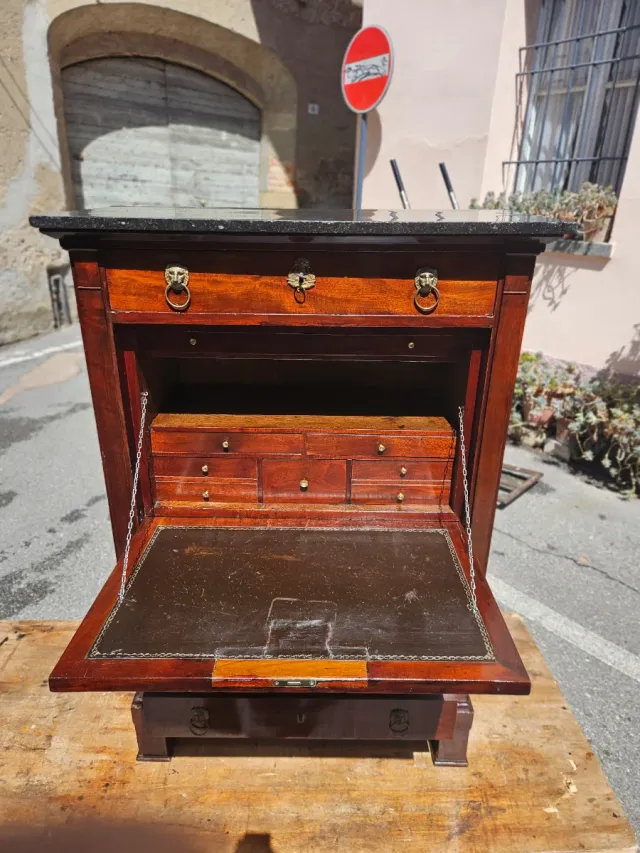 Secretaire Scrittoio antico Impero restaurato