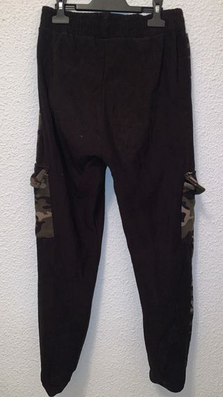 Pantalón cargo militar negro