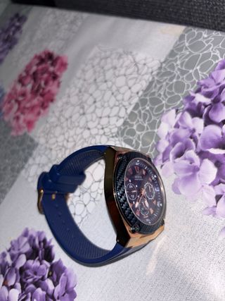 Reloj Guess Hombre Dorado y Azul