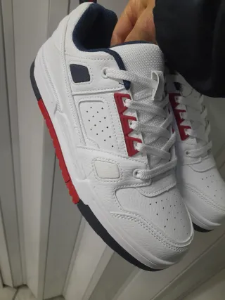 Scarpe Jon Way N43 Bianco Rosso