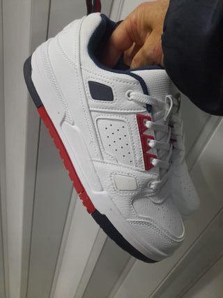 Scarpe Jon Way N43 Bianco Rosso