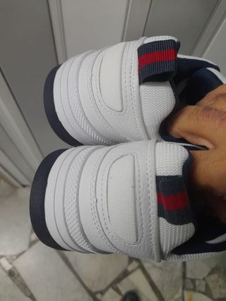 Scarpe Jon Way N43 Bianco Rosso