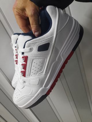 Scarpe Jon Way N43 Bianco Rosso