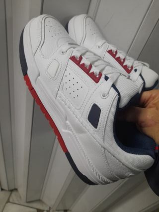 Scarpe Jon Way N43 Bianco Rosso