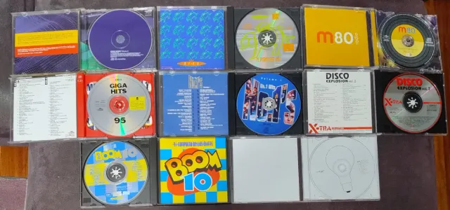 Lote 8 CDs Compilatorios Varios Géneros
