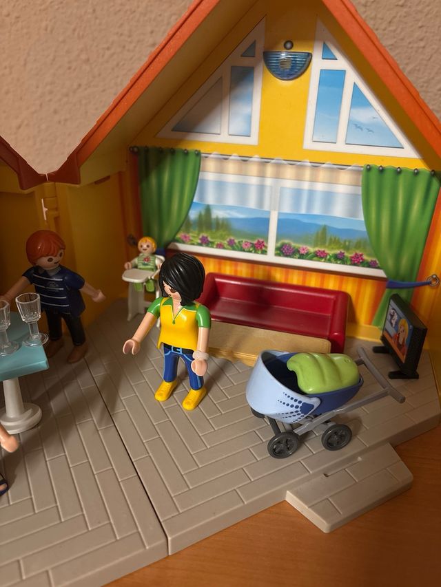 Playmobil Casa Plegable Familia