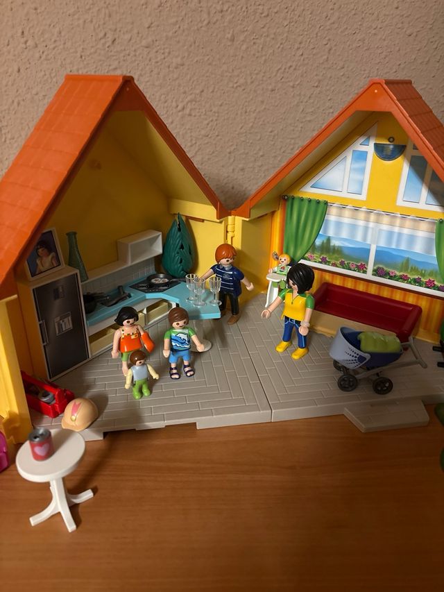 Playmobil Casa Plegable Familia