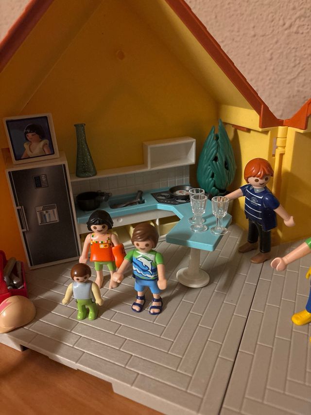 Playmobil Casa Plegable Familia