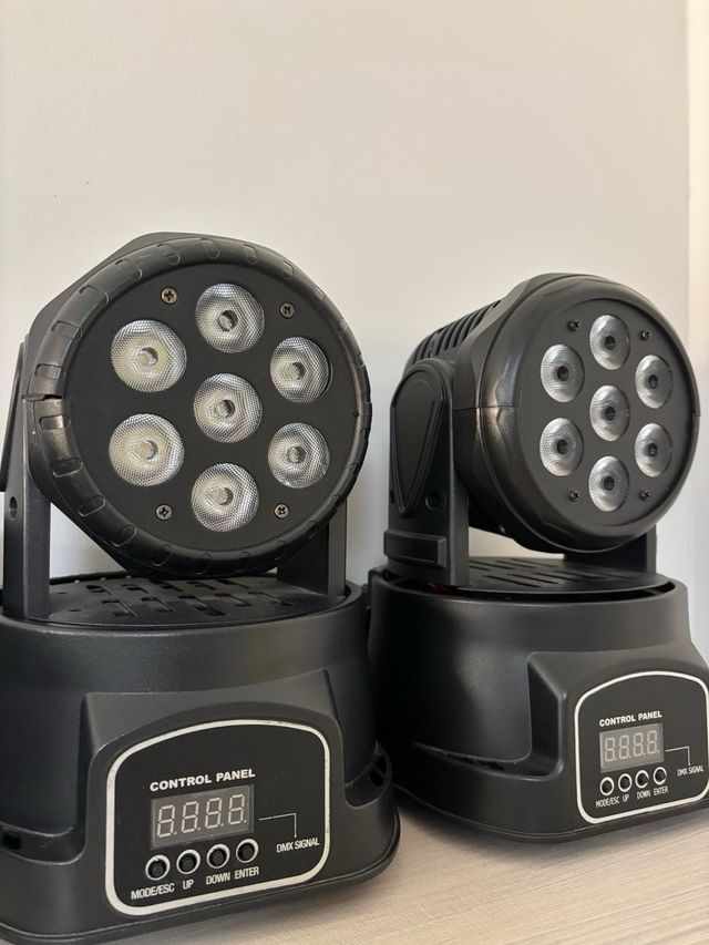 Luci mobili LED + centralina DMX