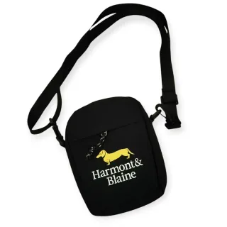 Borsa tracolla simil Harmont&Blaine nera uomo