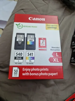 Canon 540L 541XL + 50 fogli carta fotografica