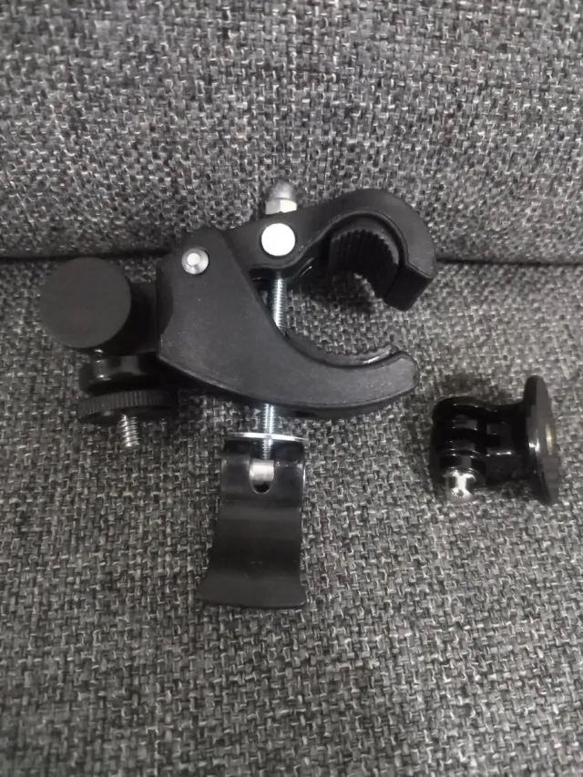 Soporte Cámara Manillar Moto + Adaptador GoPro