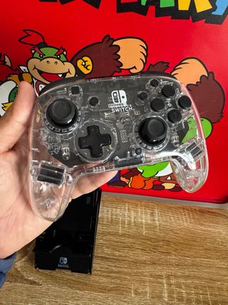 Mando transparente Nintendo Switch Inalámbrico