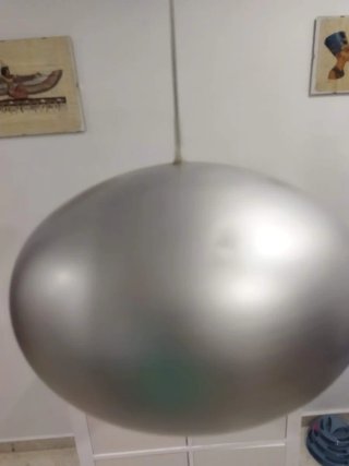 Lámpara de techo aluminio,muy nueva.
