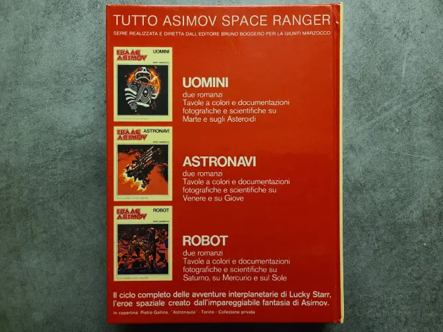 "UOMINI"
"ASTRONAVI"
"ROBOT"

Isaac ASIMOV