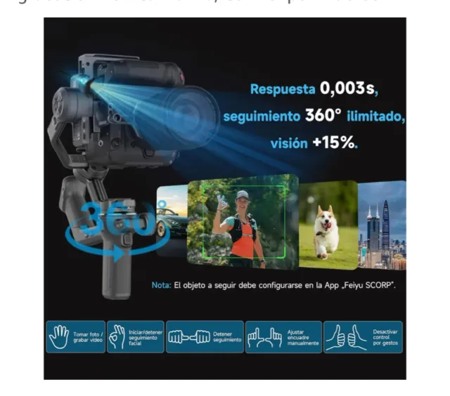 Estabilizador FeiyuTech para Cámara