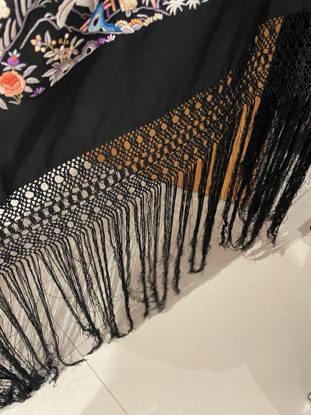 Mantón de Manila Cantonés Multicolor