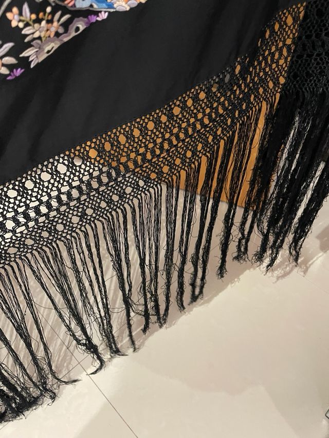 Mantón de Manila Cantonés Multicolor