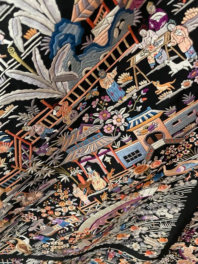 Mantón de Manila Cantonés Multicolor