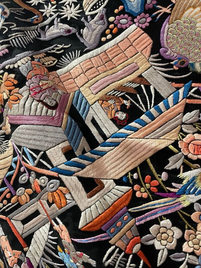 Mantón de Manila Cantonés Multicolor