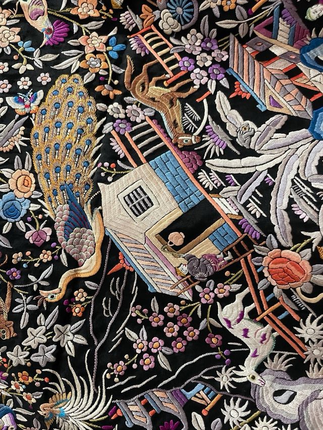 Mantón de Manila Cantonés Multicolor