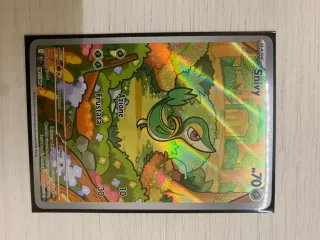 Snivy,illustrazione rara in perfette condizioni