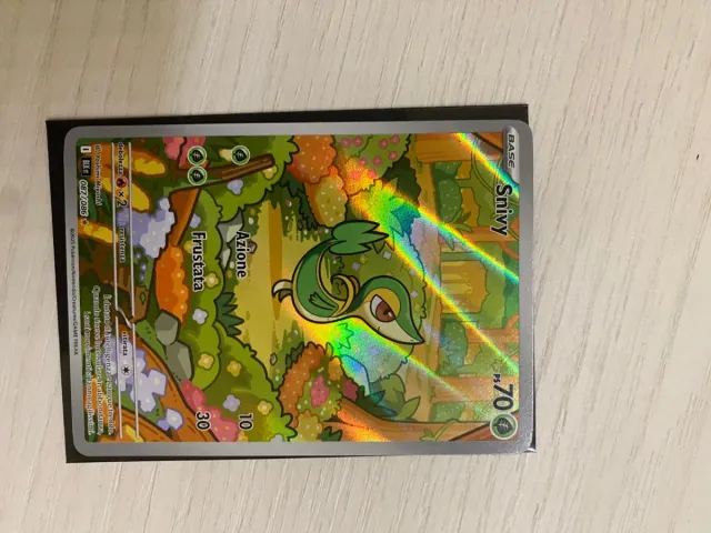 Snivy,illustrazione rara in perfette condizioni