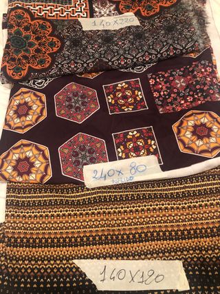 Tessuto stoffa per cucito 3 tagli