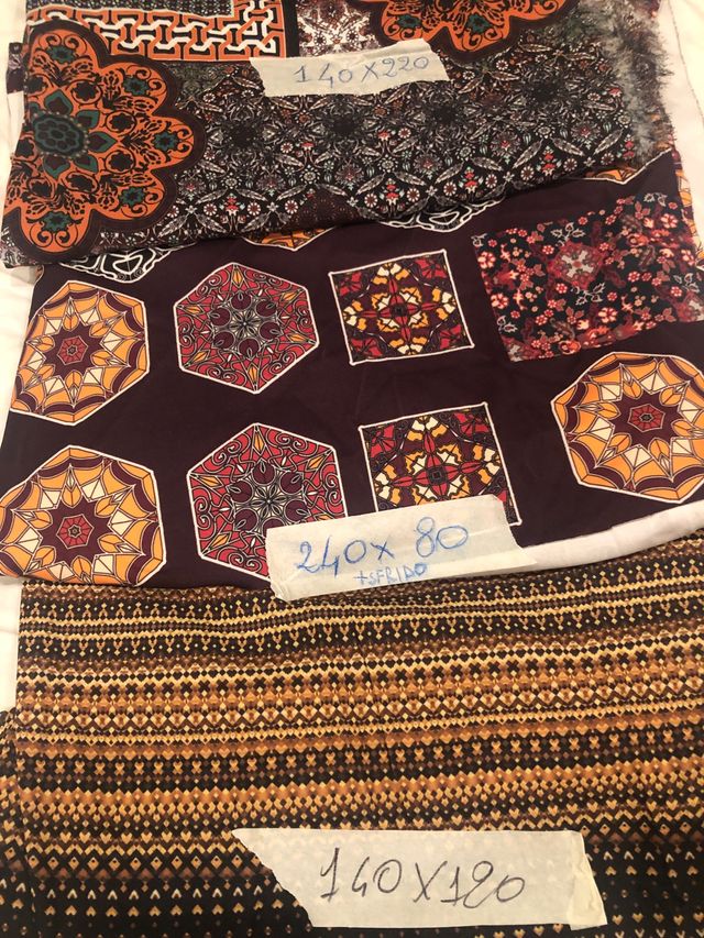 Tessuto stoffa per cucito  3 tagli