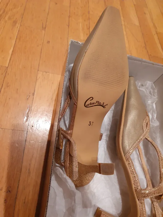 Tacones Brillantes Talla 37