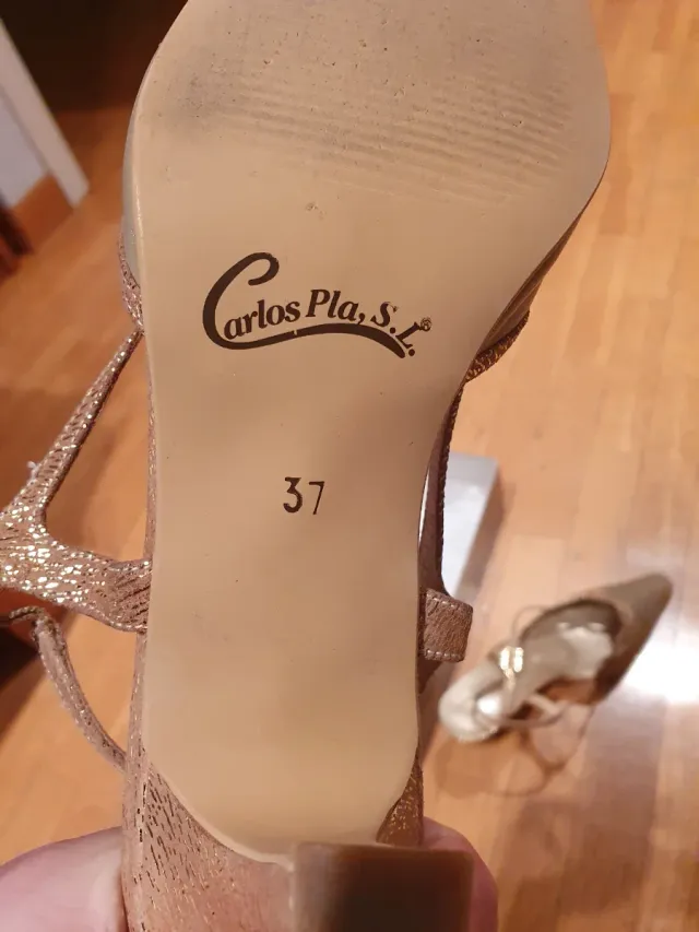 Tacones Brillantes Talla 37