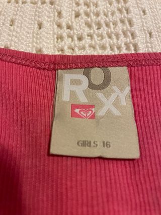 Camiseta Roxy Tirantes Rosa 16 años