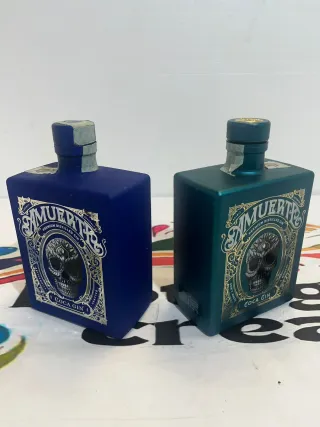 2 GIN AMUERTE Verde e Blu Vuote