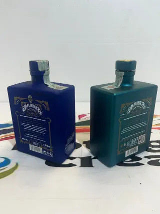 2 GIN AMUERTE Verde e Blu Vuote