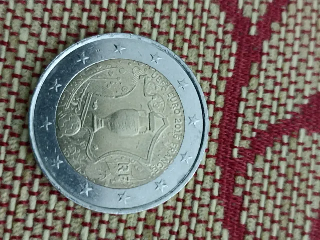 Moneda 2 Euros UEFA Euro 2016 Francia