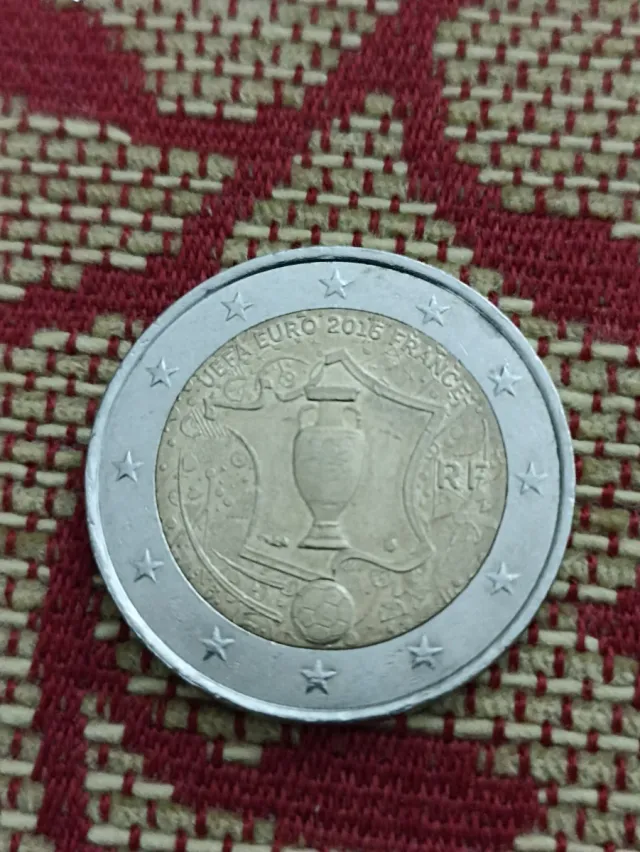 Moneda 2 Euros UEFA Euro 2016 Francia