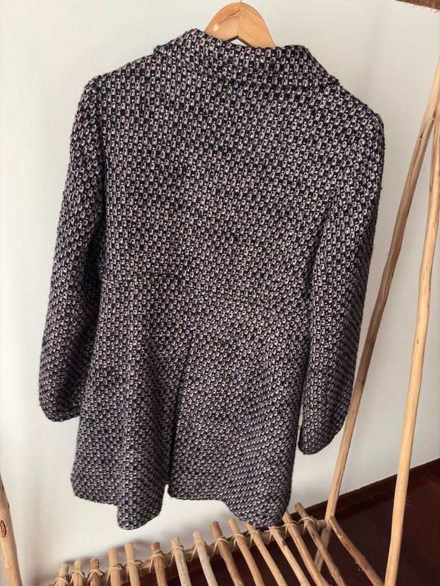 Abrigo estampado multicolor