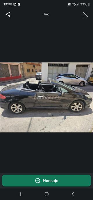 Peugeot 307cc descapotable 2007