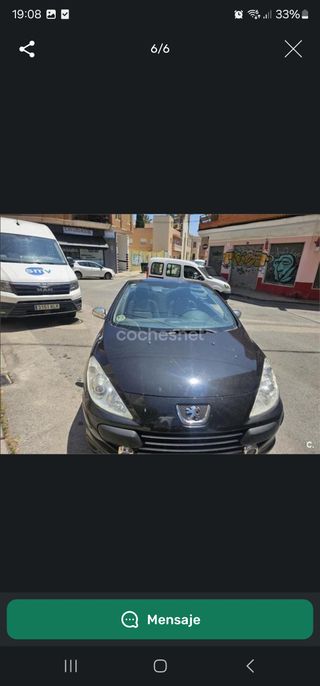 Peugeot 307cc descapotable 2007