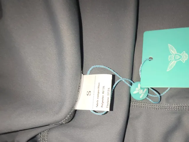 Leggings grises talla S nuevos con etiqueta