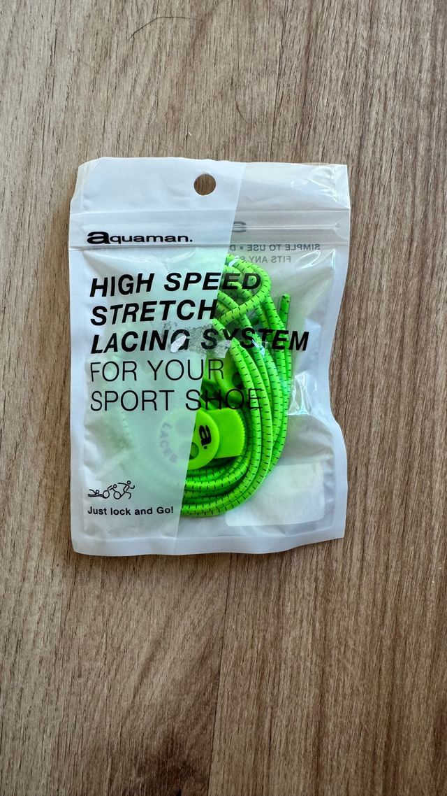 Cordões elásticos Aquaman para tênis