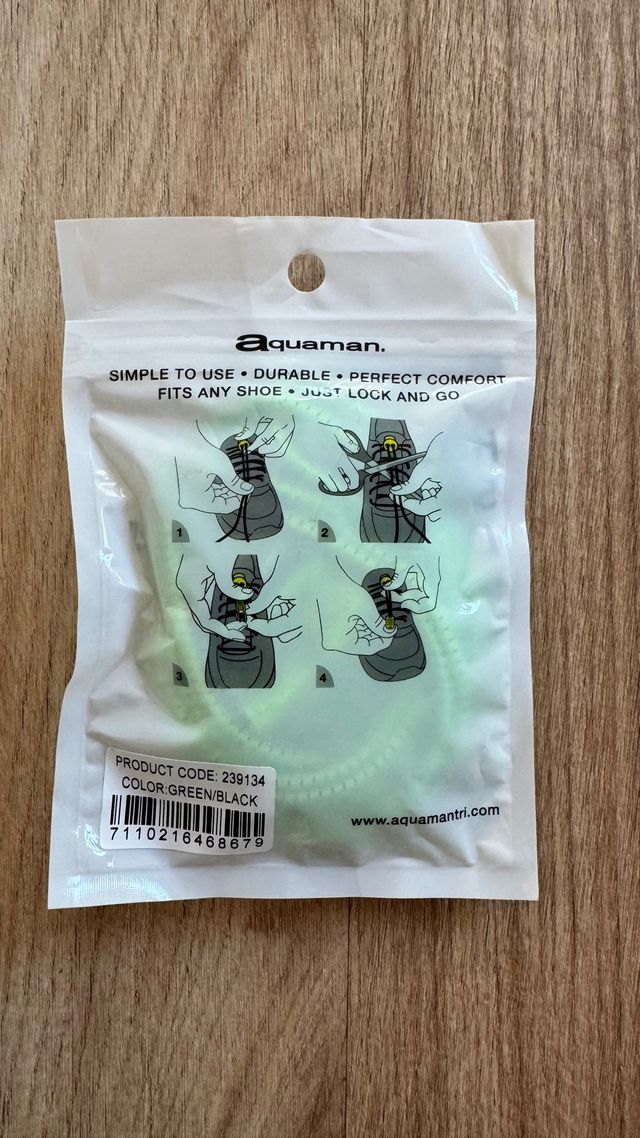 Cordões elásticos Aquaman para tênis