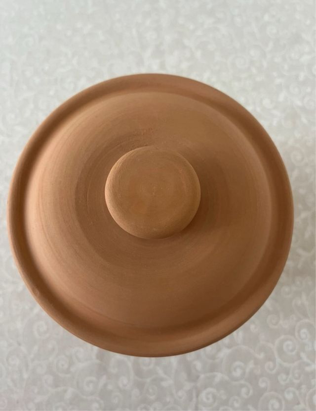 Biscottiera in terracotta smaltata