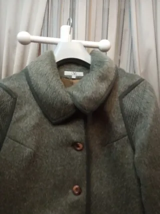 Abrigo Lana Marina CV Talla Única Verde