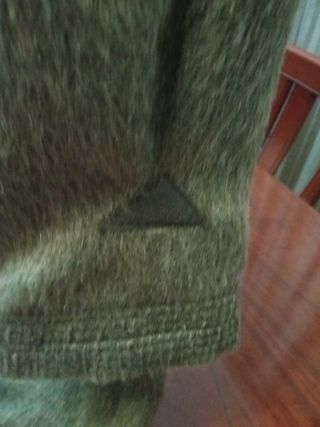 Abrigo Lana Marina CV Talla Única Verde