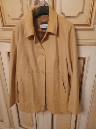 Giaccone Lana giallo senape