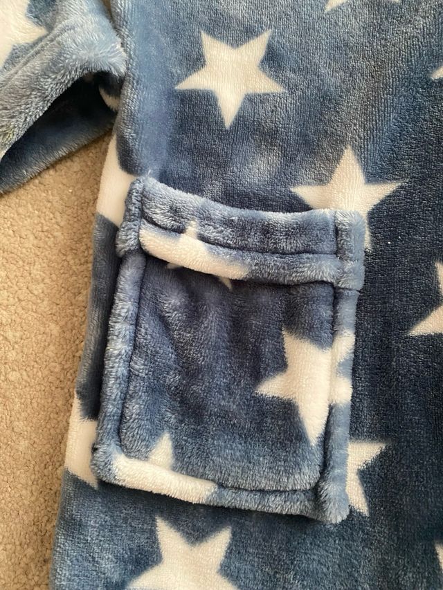 Vestaglia pile bambina stelle 6 anni