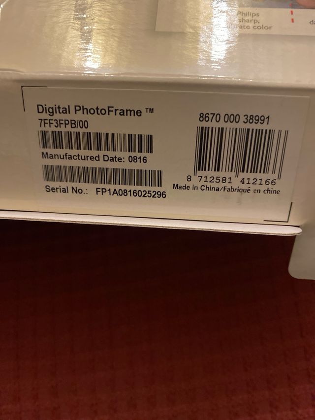 Portaretratos digital Philips